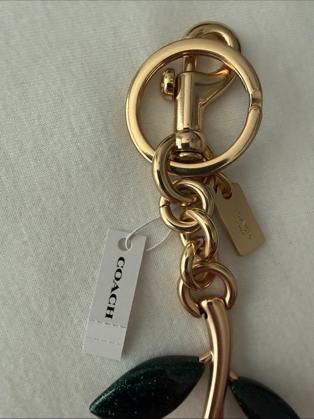 Coach Keychain Cherry Charm - Picture 5 of 12